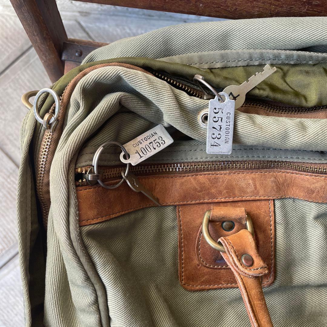 貴重！70s〜GOKEYゴーキーBAG アメリカヴィンテージ古着USA本革レザー