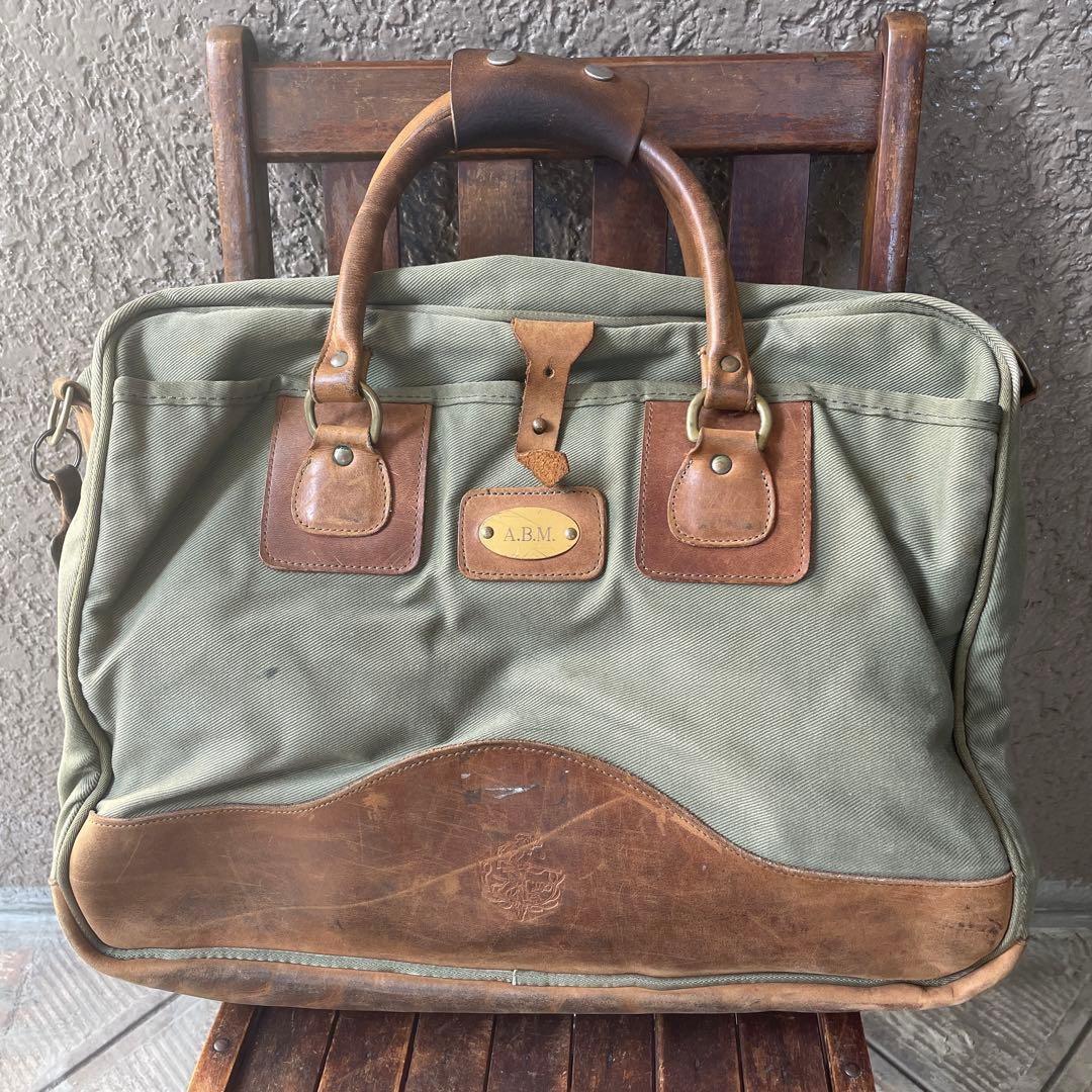 貴重！70s〜GOKEYゴーキーBAG アメリカヴィンテージ古着USA本革レザー