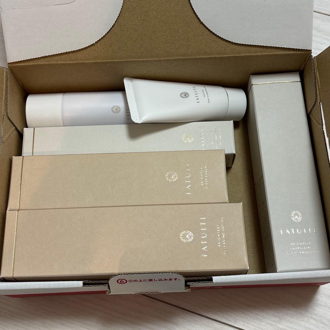新品未使用　ファチュイテ　FATUITE 6点 スキンケアセット　エマルジョン 楽天市場】FATUITE公式 ブライテストラインフルセット ファースト