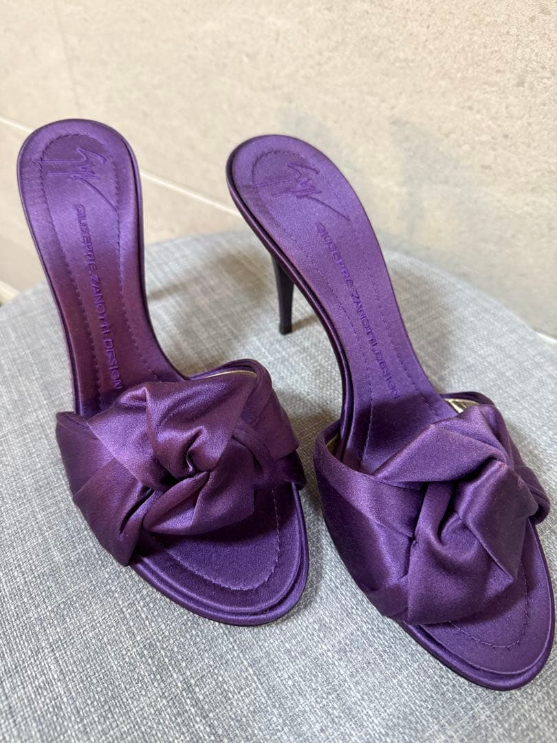 ファッション 通販ファッション - Giuseppe Zanotti・パープルミュール38