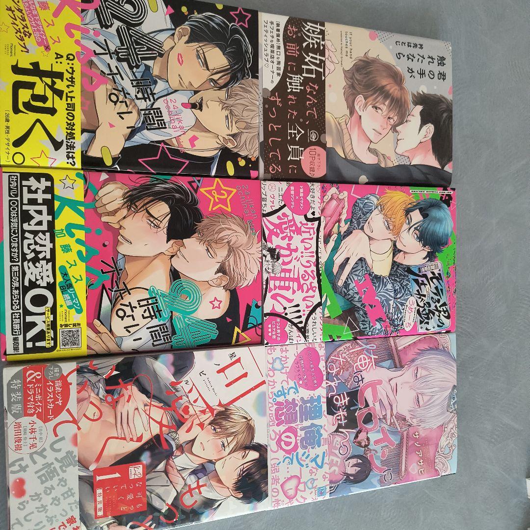 ボーイズラブ漫画6巻セット 商業BL漫画社会人BL 一途BL 上司受けまとめ