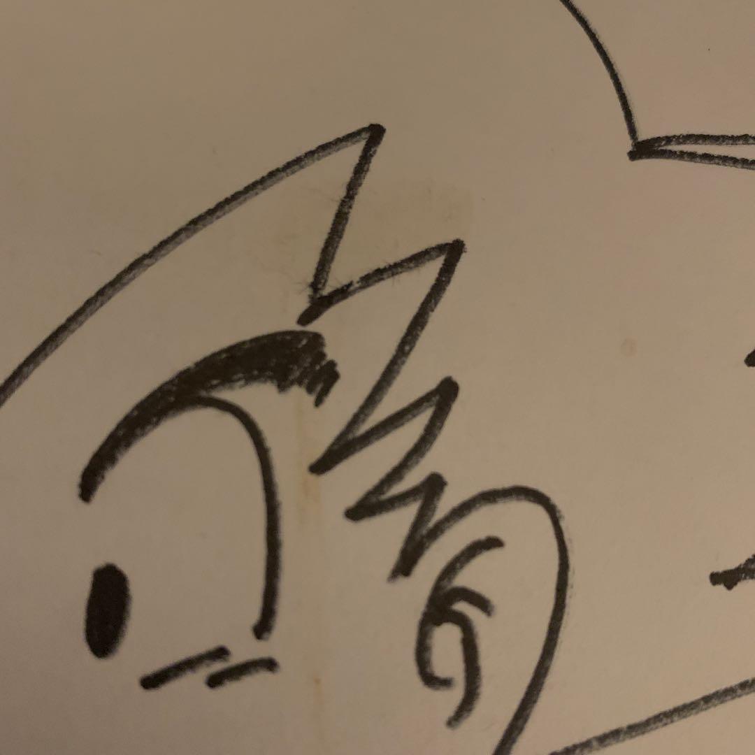 湘*風様 1998年 超希少 鳥山明 直筆イラスト サイン 色紙