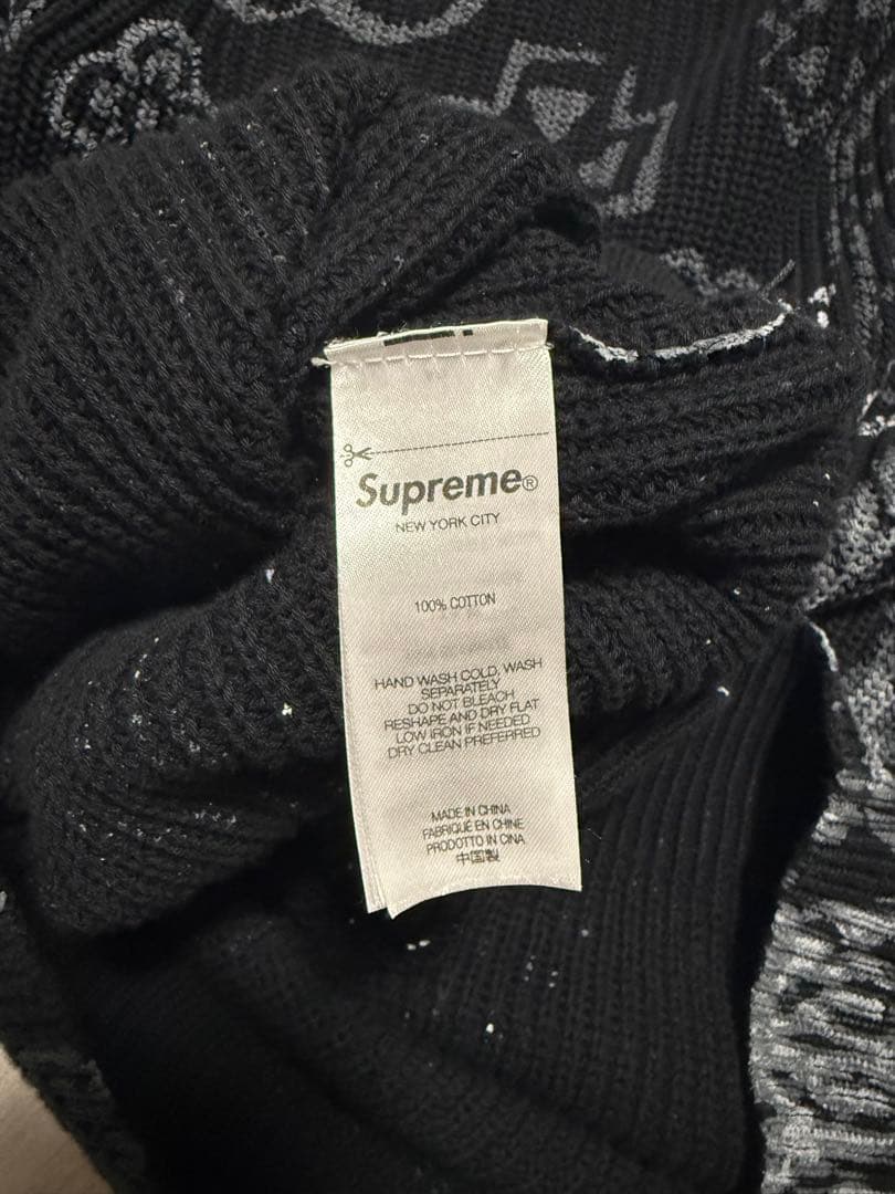 美品 着用回数2回 24ss Printed Paisley Sweater - メルカリ