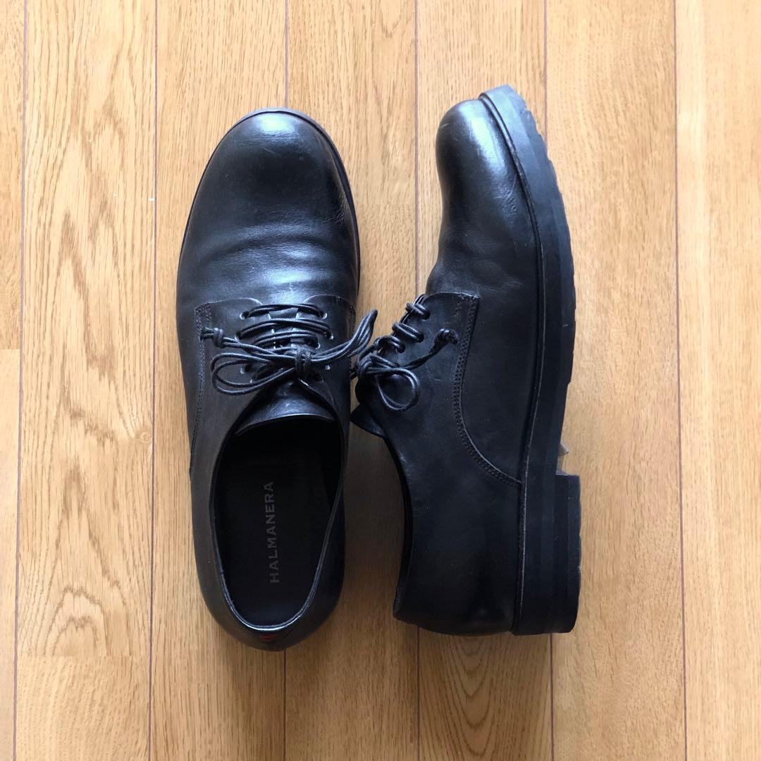 6.5万 HALMANERA 希少メンズ レザーシューズ 靴｜HALMANERA