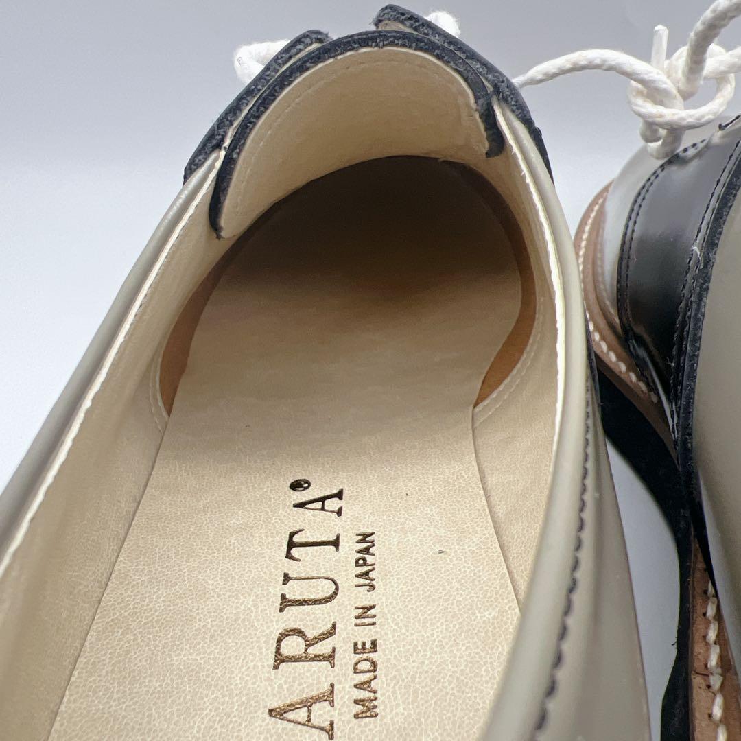 未使用級】ハルタ 【23.5】 HARUTA サドルシューズ - メルカリ