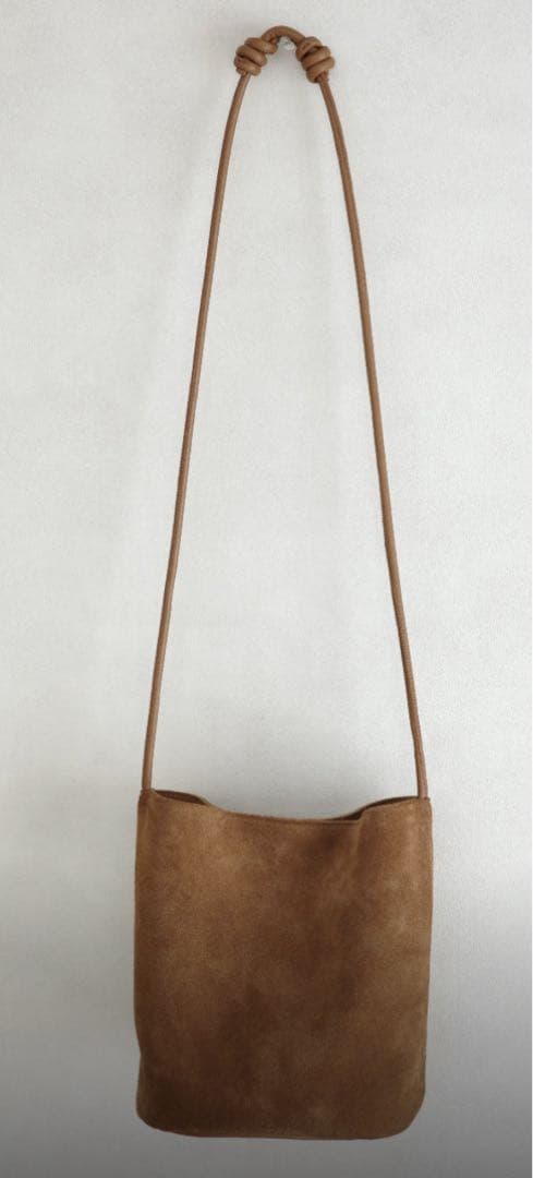 meilmada バッグ 牛革 レザー スエード2wayショルダーバッグ - メルカリ