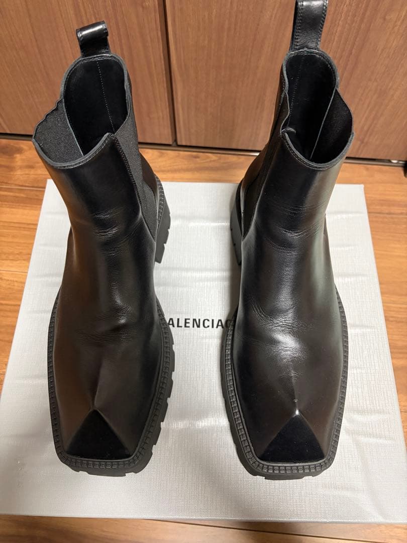 ssit様専用 BALENCIAGA rhinoブラック サイドゴアブーツ - メルカリ