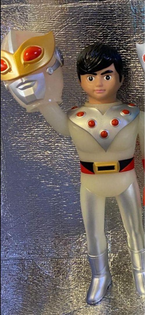 f*7様 蓄光版 サンダーマスク 27cm 無版権 パチ怪獣