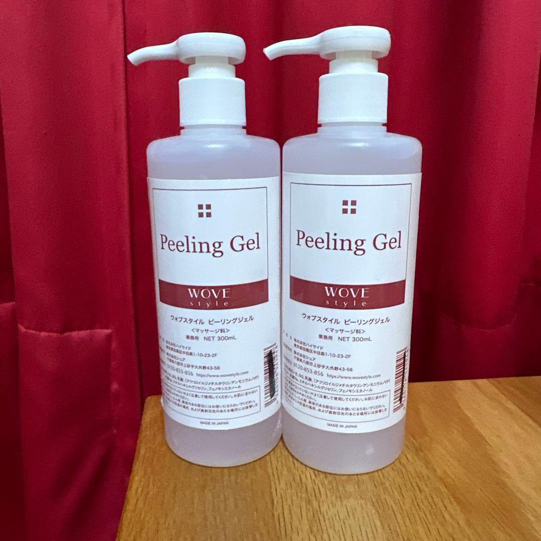 値下げ‼️ウォブスタイル ピーリングジェル業務用マッサージ用300ml ２本 ウォブスタイル ピーリングジェル 業務用 300mLの通販｜美セラ