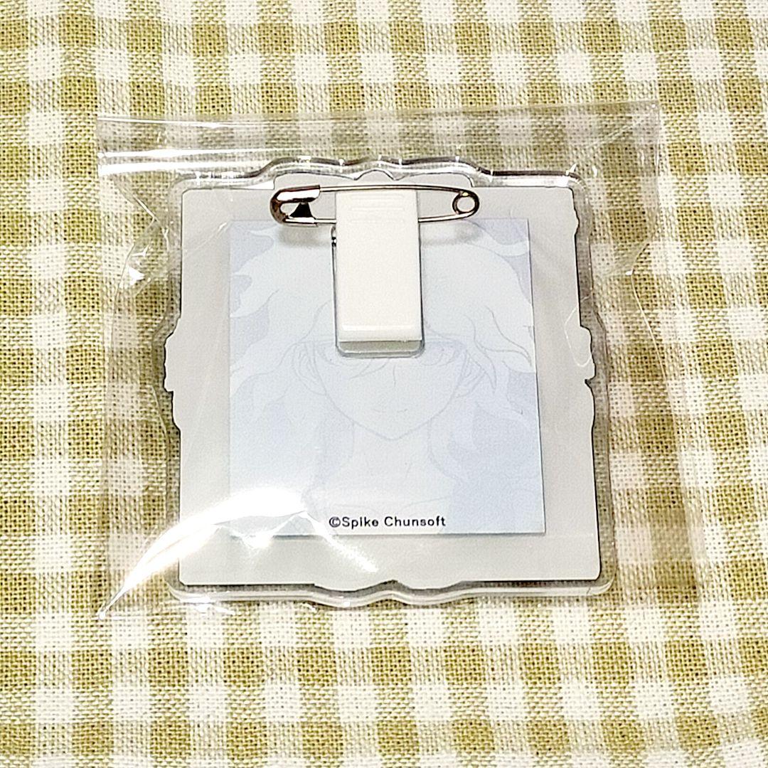 ダンガンロンパ エビテン 遺影 アクリル バッジ 初版 狛枝 凪斗 - メルカリ