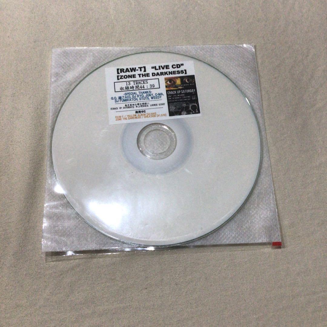 ZONE THE DARKNESS ZORN & RAW-T LIVE音源CD ZONE THE DARKNESS ZORN & RAW-T LIVE音源CD