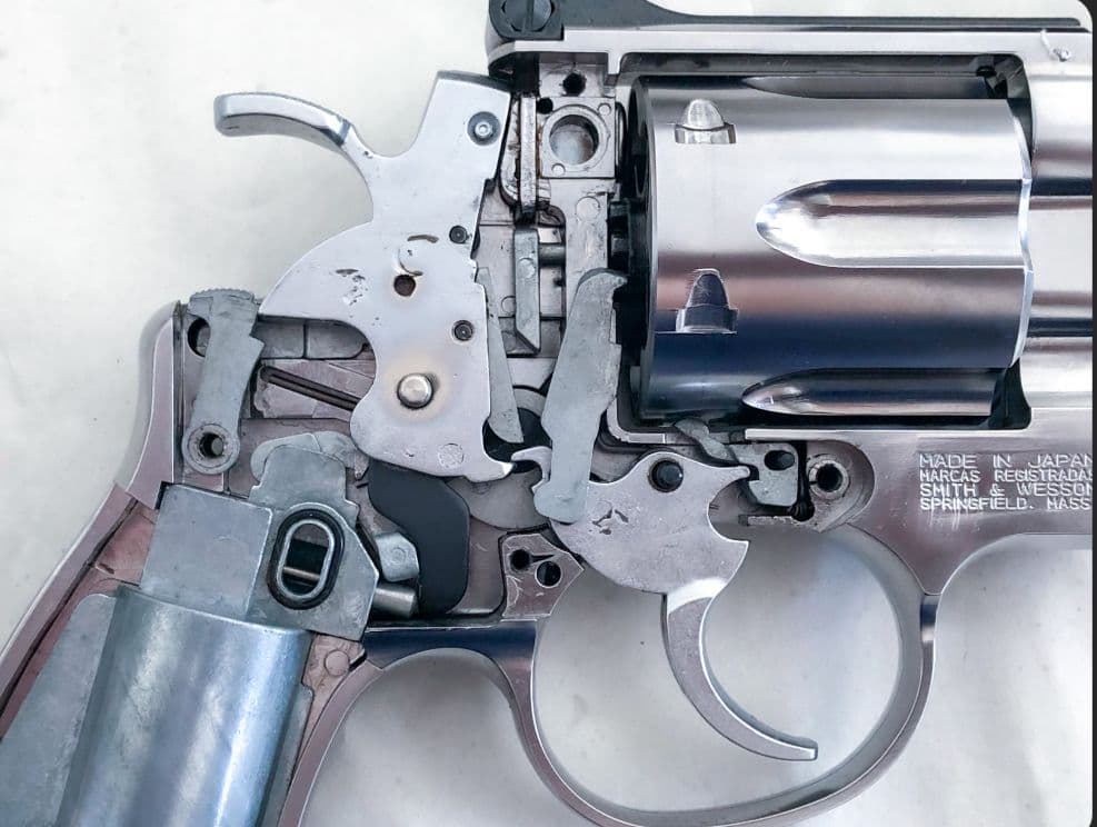 神推し❗️❯マルシン 44マグナム ガスガン クロームメッキ Xカートかも