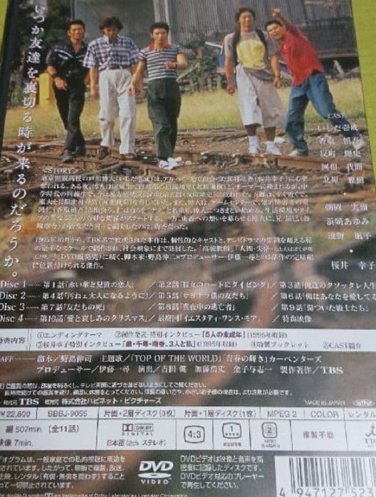 新品未開封 未成年 DVD-BOX 4枚組