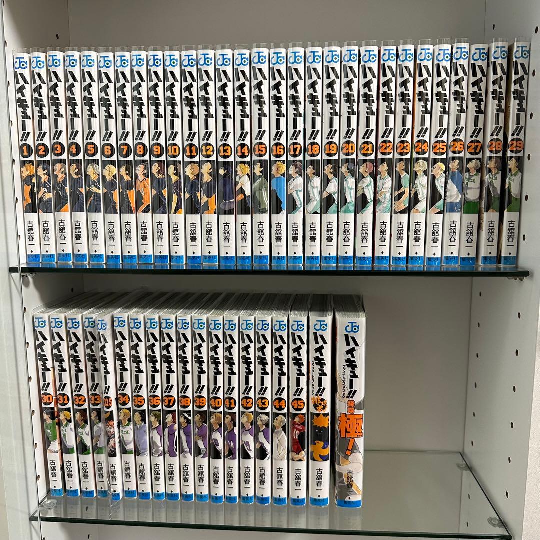 ハイキュー 1〜45巻＋33.5巻＋排球本 ガイドブック 等48巻セット Amazon.co.jp: ハイキュー!! コンプリートガイドブック 排球本