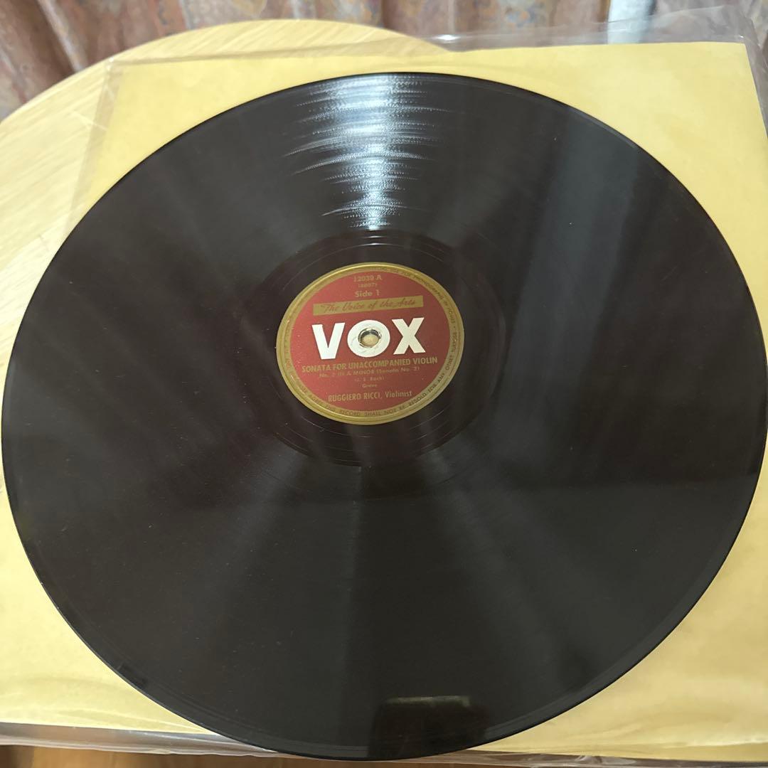 SP米2枚組 RUGGIERO RICCIバッハ無伴奏violin sonata - メルカリ