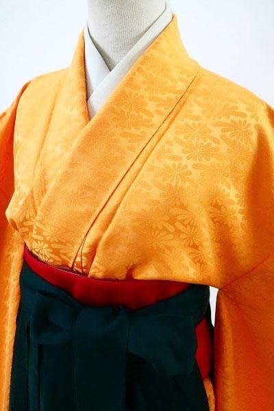 ☆専用袴のみ販売☆ 袴 山吹色 黄色 菊 S～Mサイズ 卒業式 - メルカリ