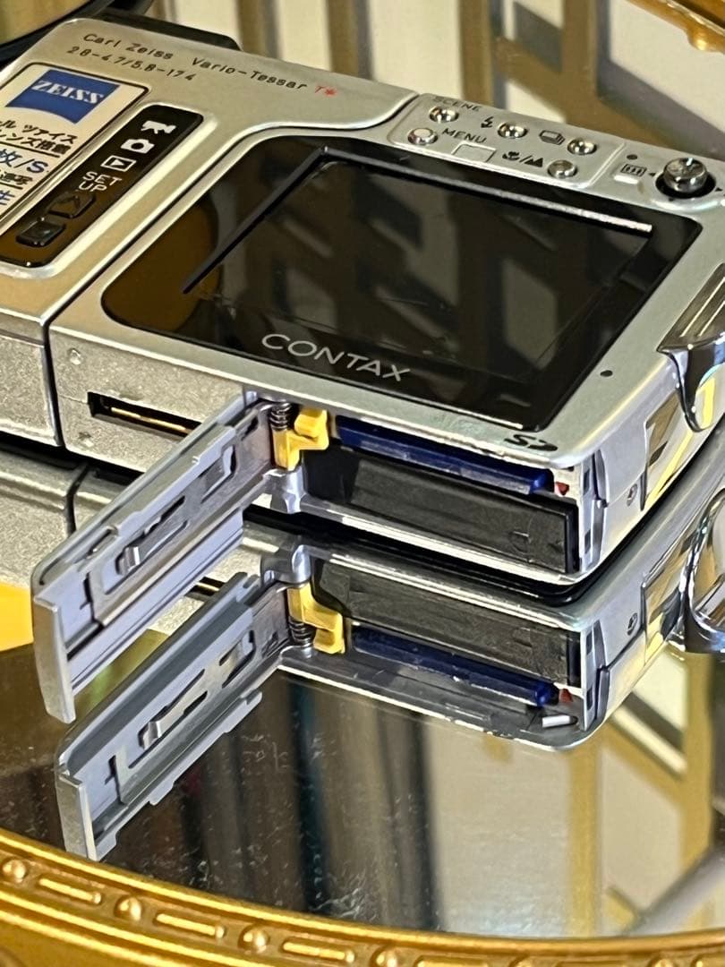 CONTAX U4R インディゴブルー 動作品 ツァイスT＊レンズ - メルカリ