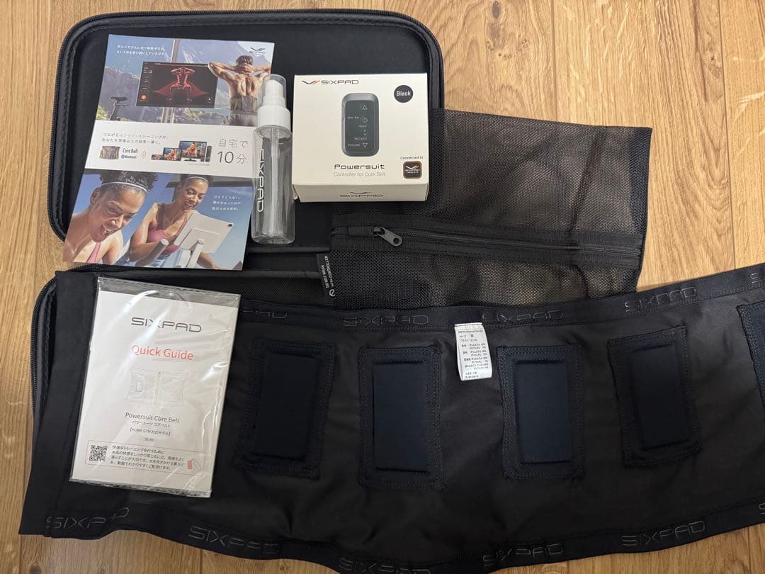 限定値下げSIXPAD シックスパッドパワースーツコアベルトMサイズ シックスパッド パワースーツコアベルト M EMS MTG SIXPAD Powersuit