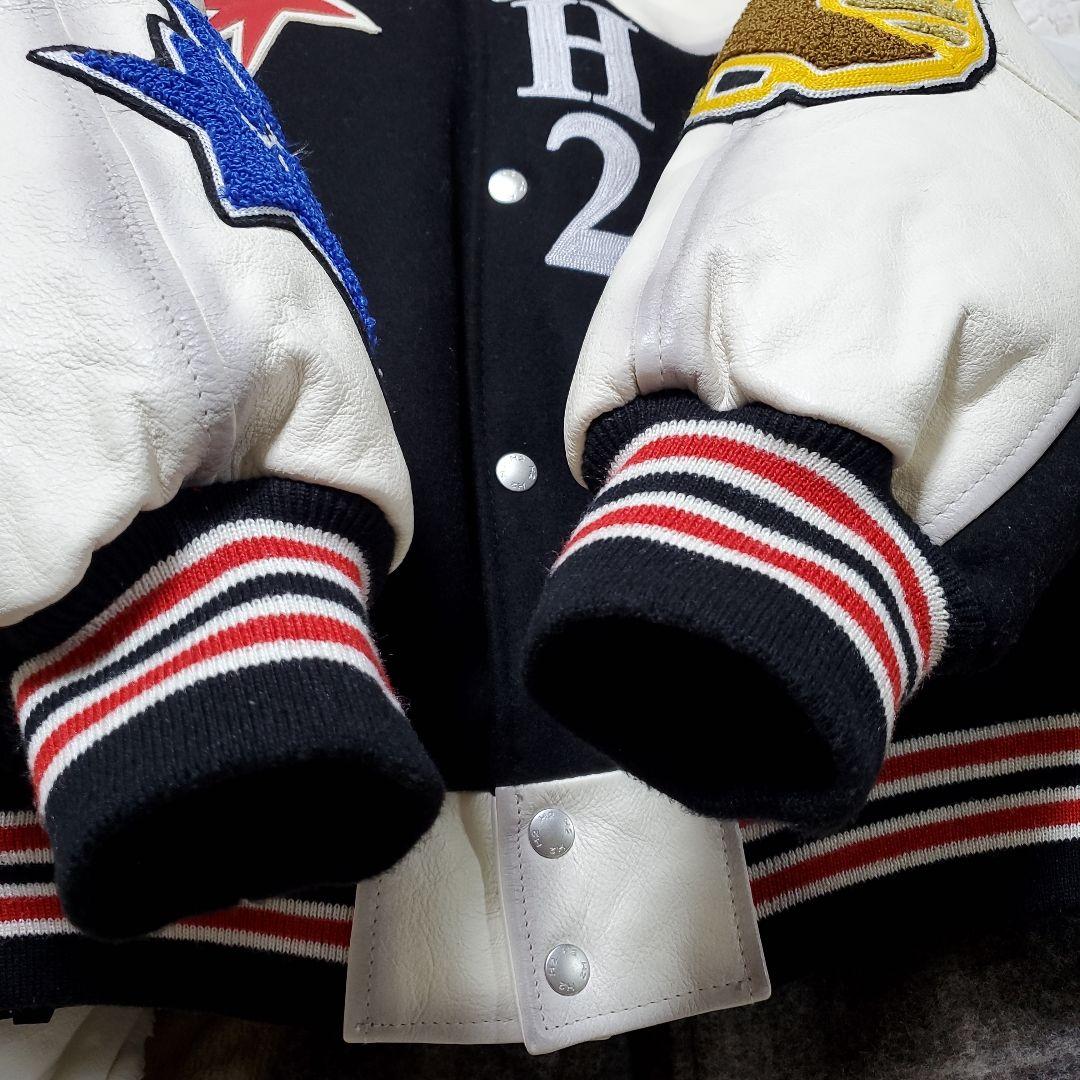 新品】H2 HERON PRESTON H&M レザースタジャン - メルカリ
