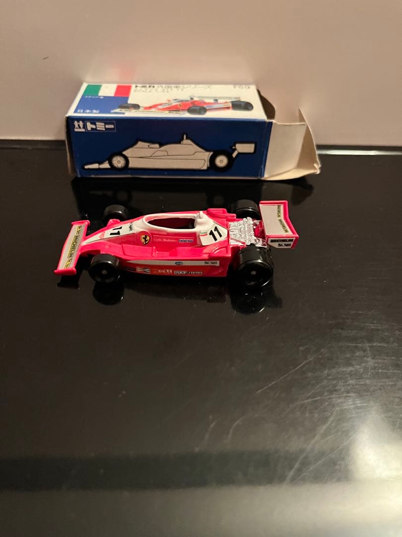 未使用品】青箱トミカ 外国車シリーズ F59 フェラーリ 312 T3 - メルカリ