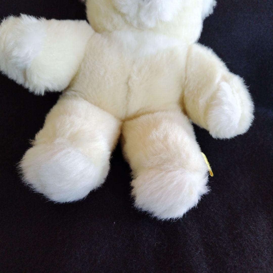 昭和レトロ ぬいぐるみの三英 しろくま シロクマ テディベア 熊