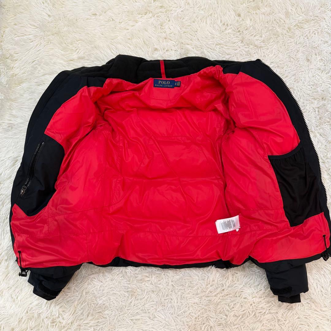 1951 ポロラルフローレン ダウンジャケット ビッグポニー XS 黒 赤