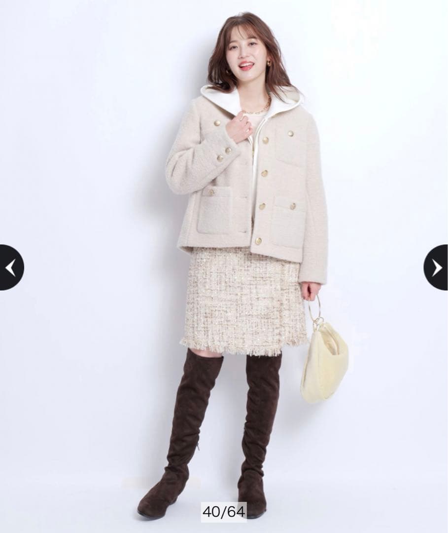 新品未使用タグ付き JUSGLITTY シャイニーブークレジャコット - メルカリ