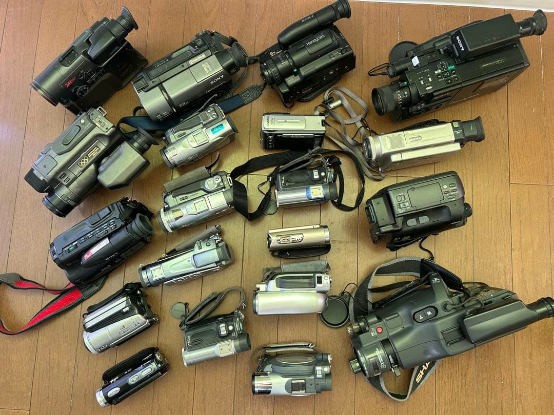 【ジャンク品】ハンディカムセット 20台 Sony Panasonic JVC ジャンク品】ハンディカムセット 20台 Sony Panasonic JVC