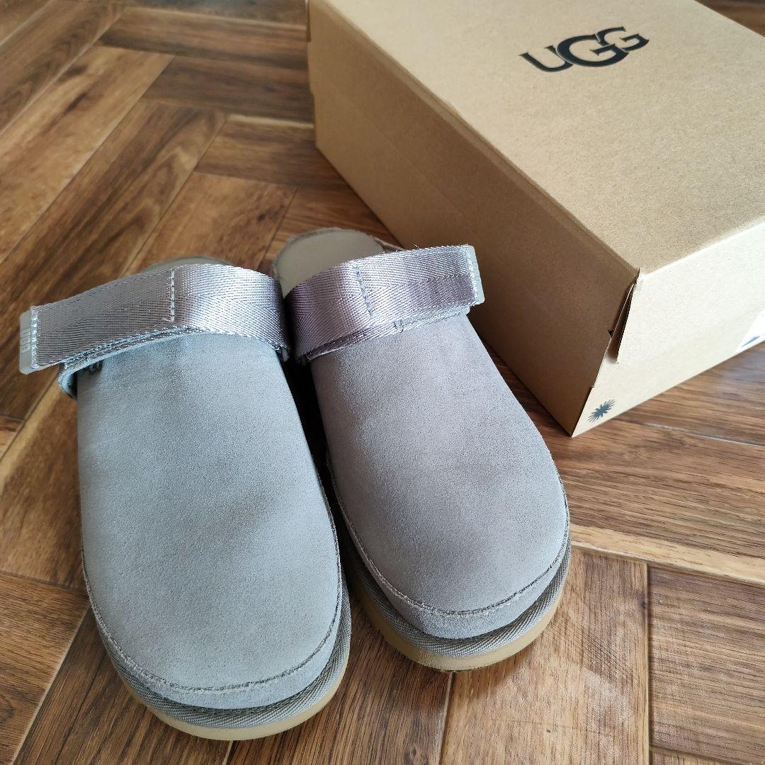 アグ UGG ゴールデンスター クロッグ 24センチ スモークプルーム