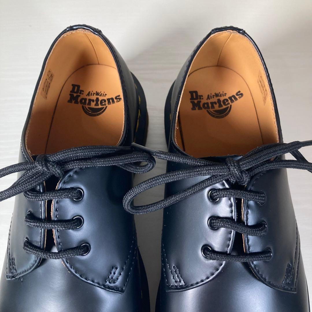 極美品 ドクターマーチン ローカットブーツ 3ホール 10085 UK6 本革