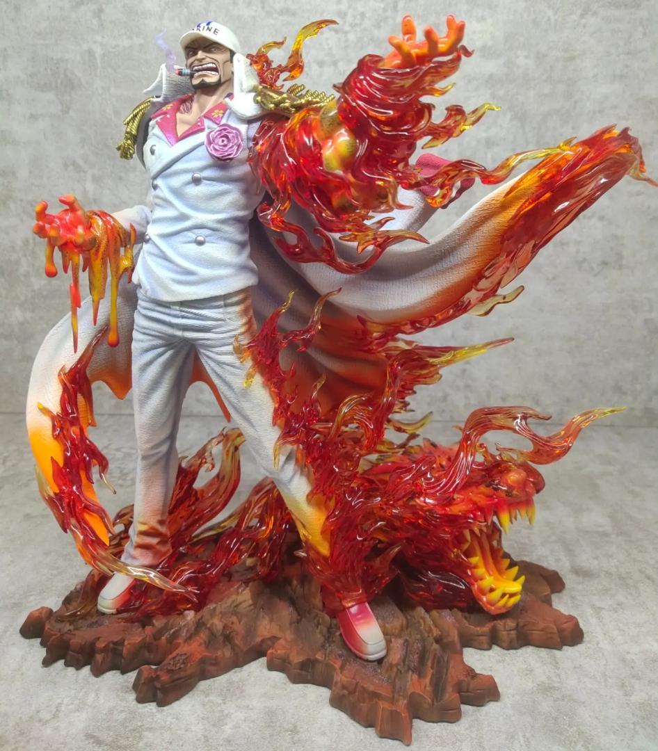 ワンピース 元帥 赤犬 サカズキ フィギュア ガレージキット 塗装済み