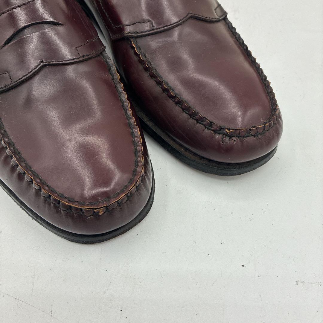 【良品】G.H.BASS ジーエイチバス ローガン ローファー 9 レザー