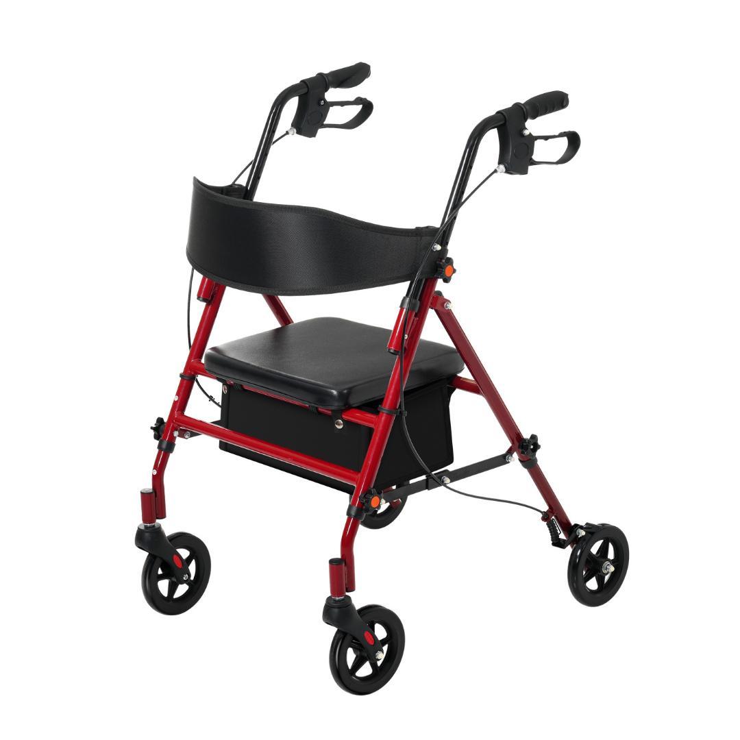 歩行器 歩行車 シルバーカー 室外用 5段階高さ調整 折りたたみ可能 座面付き Amazon | BTM 歩行器 歩行車 シルバーカー 室外用 5段階高さ調整