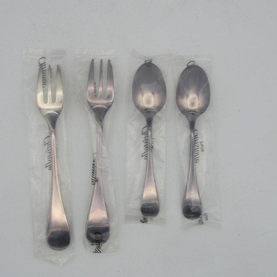 クリストフル フィデリオ ケーキフォーク2本 コーヒースプーン2本 計4