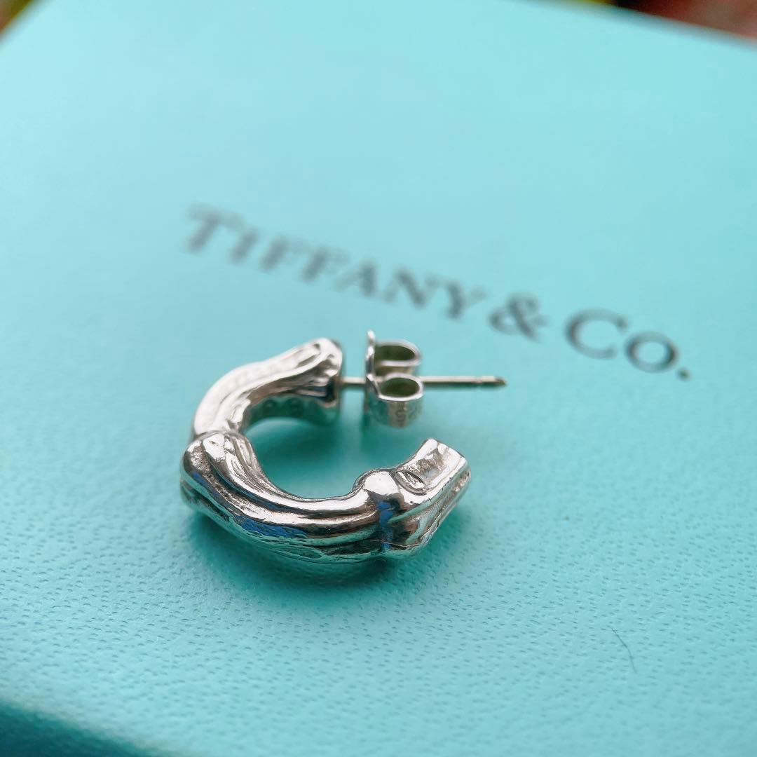正規品 ティファニー バンブー フープピアス バンブー ピアス 片耳