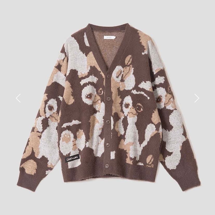 グラニフ グレムリン ギズモ ハニカミ パターン ジャカード