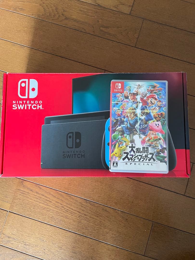 Nintendo Switch 赤/青 本体 スマブラSP付 任天堂（Nintendo） Nintendo Switch本体 大乱闘スマッシュブラザーズ