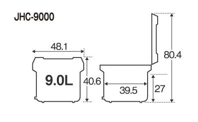 TIGER タイガー 業務用電子ジャー JHC-9000MO 9.0L 木目