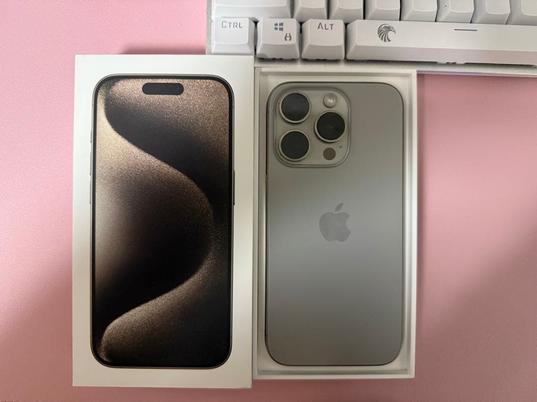 ✨ iPhone15Pro 256GB ナチュラルチタニウム ✨ iPhone 15 Pro 256GB - ナチュラルチタニウム（SIMフリー）[整備済製品