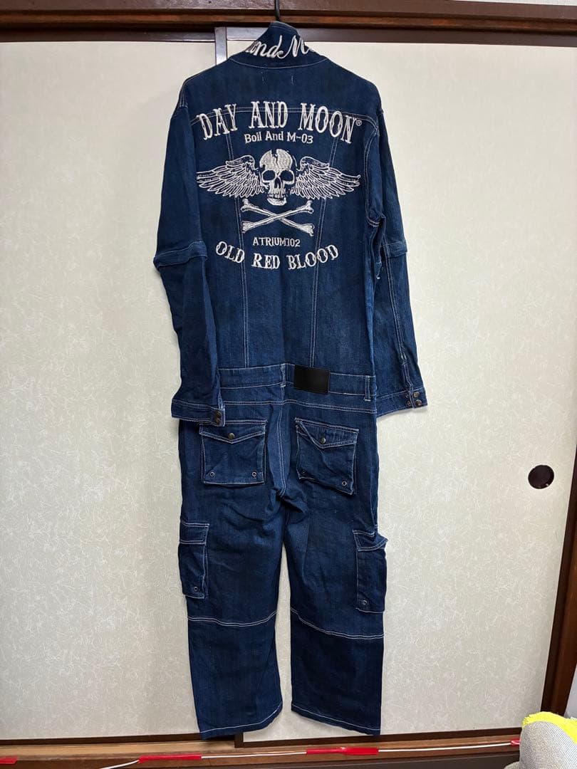 オーバーオール つなぎ 繋ぎ デニム ジーンズ 半袖