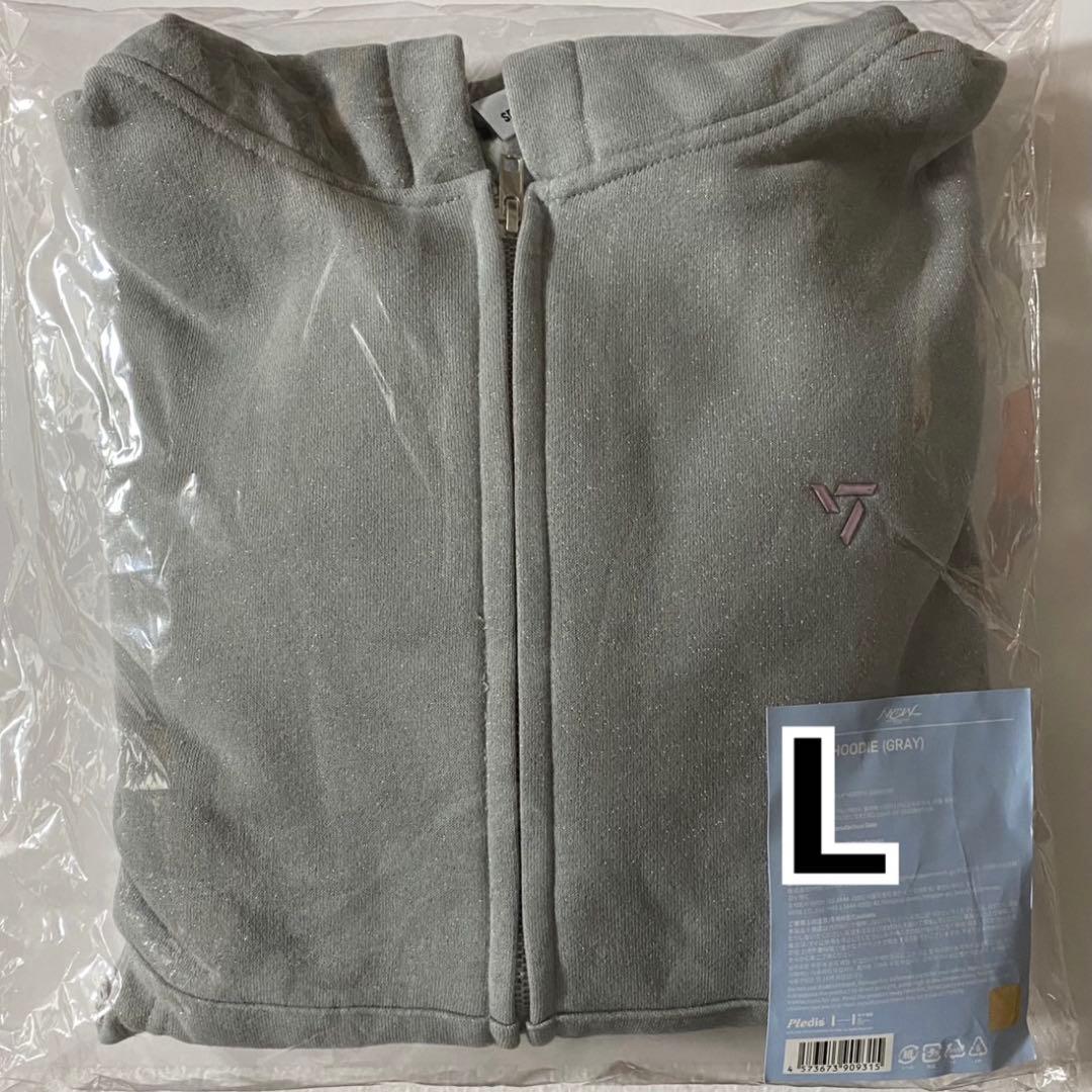 SEVENTEEN NEW_ ZIP フーディー グレー Lサイズ 1個 SEVENTEEN NEW_ ZIP フーディー グレー Lサイズ グレー Lサイズ