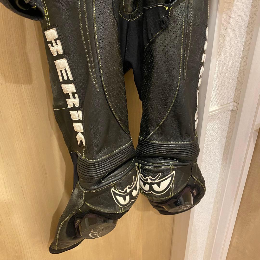 BERIK レーシングスーツ Lサイズ 革つなぎ ベリック MFJ公認 ブラック