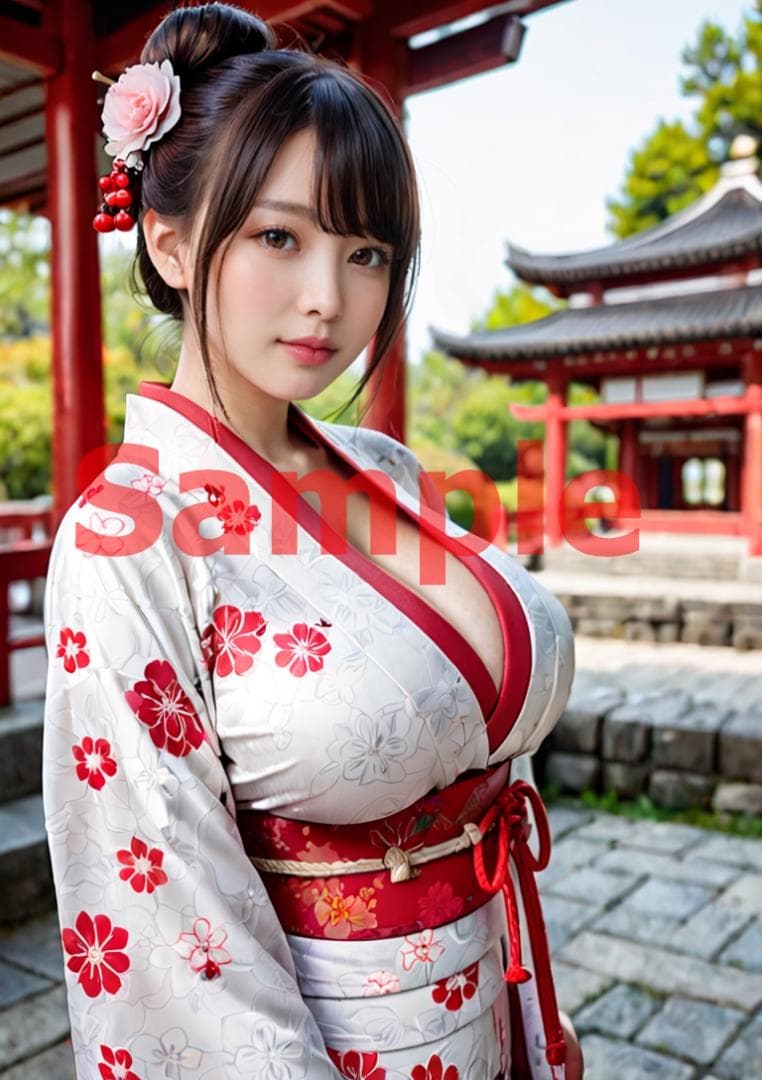 A8256 1点物 高画質AI美女グラビア A4ポスター 清楚 イラスト - メルカリ