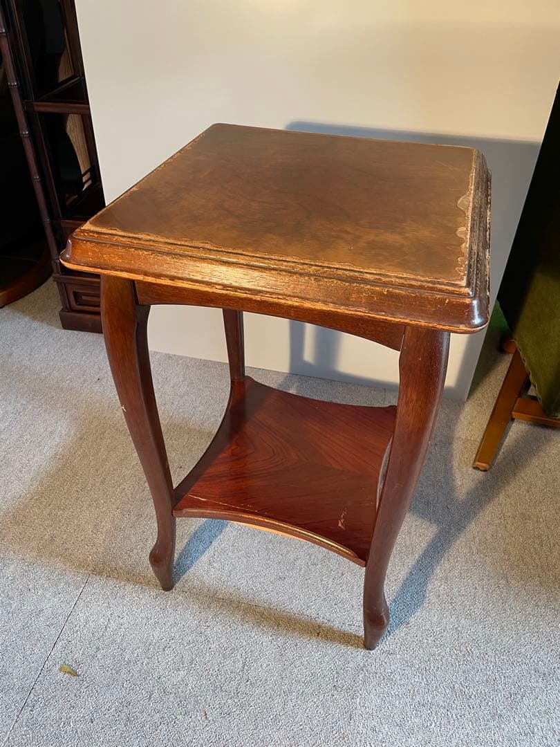 MARUNI マルニ木工 ベルサイユシリーズ サイドテーブル 花台 猫脚 電話台