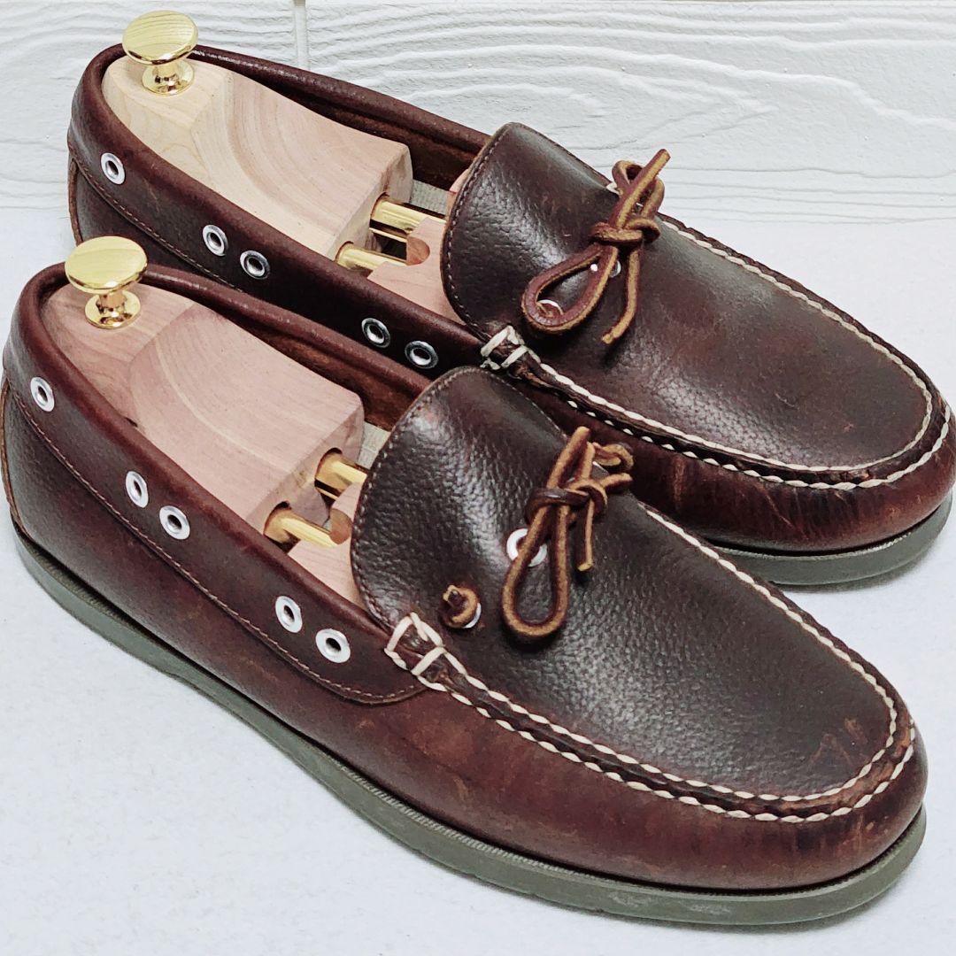 美品♥L.L.Bean エルエルビーン【27.0】デッキシューズ 革靴 本革