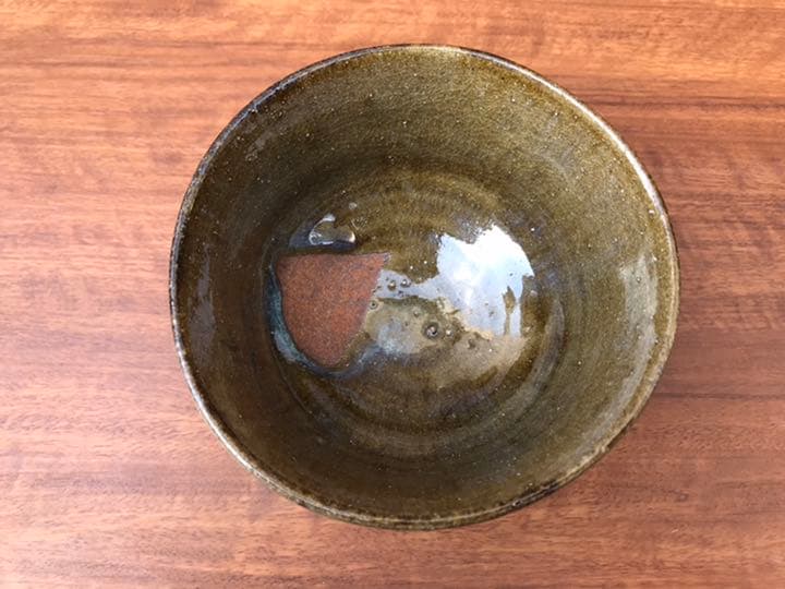 『期間限定割引』益子焼　浜田庄司氏　抹茶茶碗 陶芸家 人間国宝 浜田庄司 濱田庄司 縁黒 茶碗 皮鯨 抹茶碗 益子焼 共