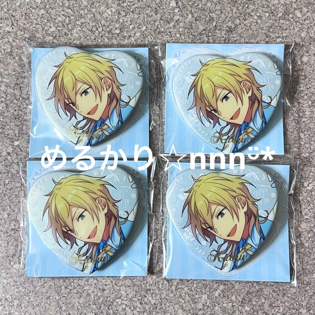 あんスタ 中国 誓約 ハート 缶バッジ 羽風 薫 4点 - メルカリ