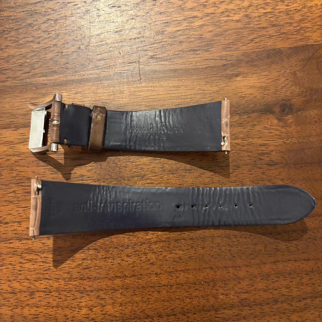 限定】カミーユフォルネ 時計用ベルト アリゲーター 20-16 - メルカリ