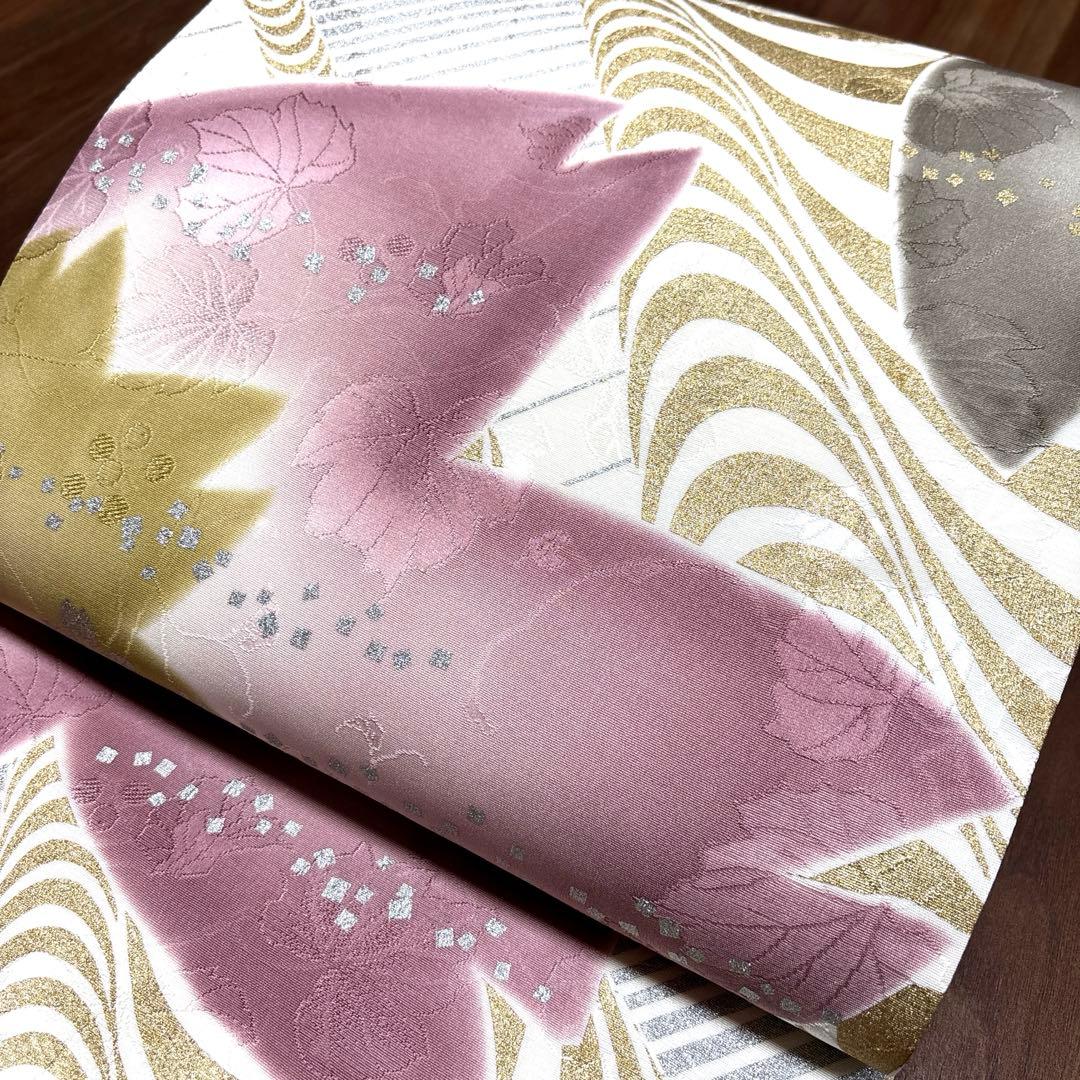 ここさぶた　正絹　袋帯【一期一会】《花》　丹後織物