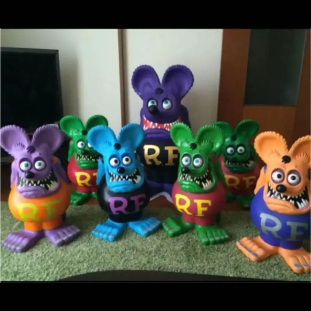 ラットフィンク ビックバンク 貯金箱フィギュア超限定カラー ブルー 青色